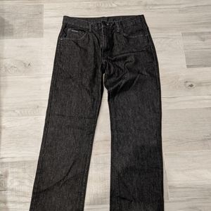Calvin Klein Straight Jeans Size 32 black